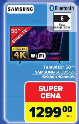 Telewizor 50'' 50U8072F promocja w Carrefour