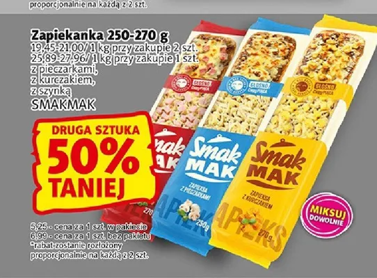 Zapiekanka z kurczakiem Smakmak promocja w Prim Market