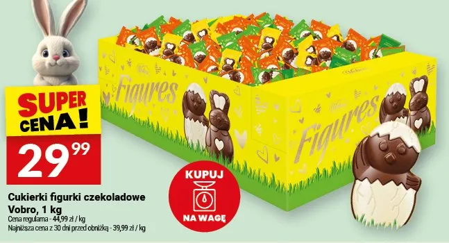 Cukierki figurki czekoladowe Vobro promocja w Twój Market