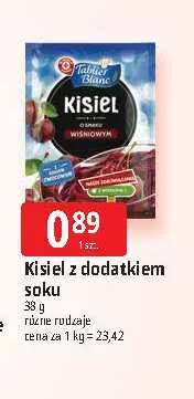Kisiel z dodatkiem soku Tablier Blanc promocja w Leclerc