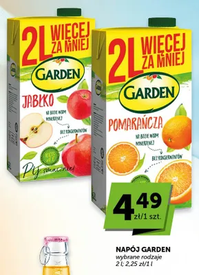 Napój Garden jabłko promocja w ABC