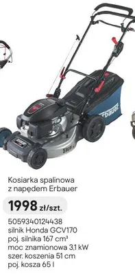 Kosiarka spalinowa z napędem promocja w Castorama