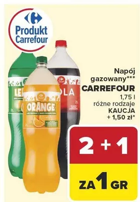 Napój gazowany Carrefour promocja w Carrefour