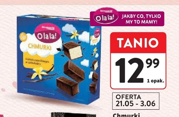 Chmurki O la la! promocja w Intermarche