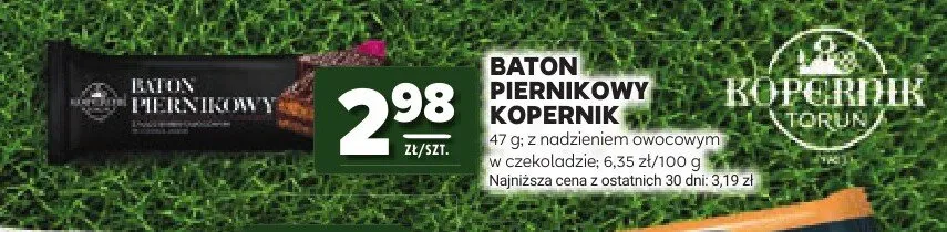 Baton piernikowy Kopernik promocja w Stokrotka
