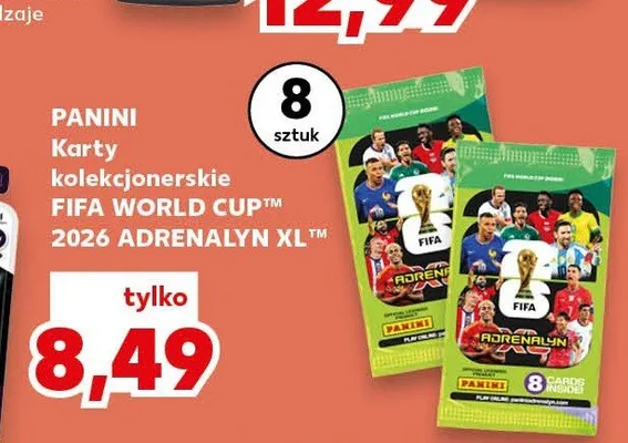 Karty kolekcjonerskie Panini FIFA World Cup 2026 Adrenalyn XL promocja w Kaufland
