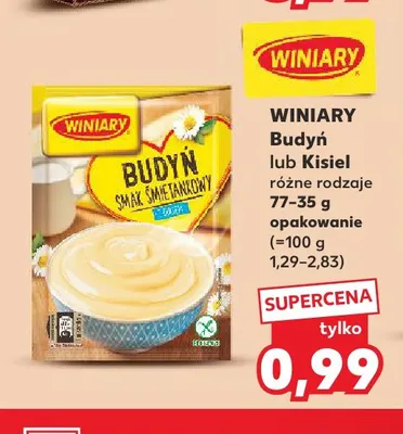 Budyń smak śmietankowy Winiary promocja w Kaufland