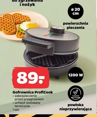 Gofrownica ProfiCook promocja w Netto