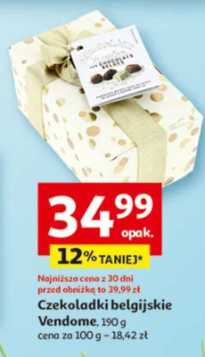 Czekoladki belgijskie promocja w Auchan