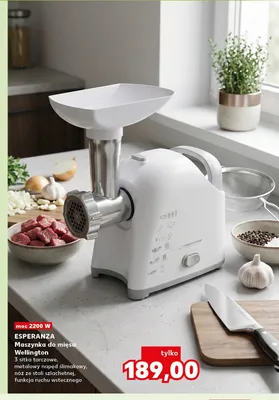 Maszynka do mięsa Esperanza Wellington promocja w Kaufland