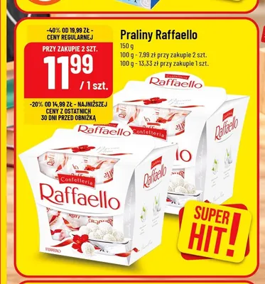 Praliny Raffaello promocja w POLOmarket