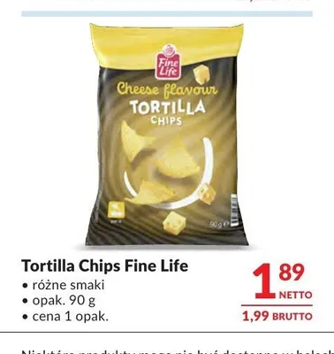 Tortilla Chips Fine Life promocja w Makro