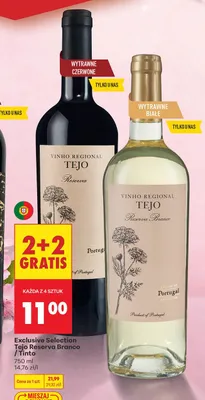 Wino Tejo Reserva Tinto promocja w Biedronka