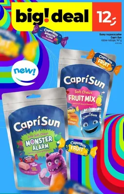 Gumy rozpuszczalne Capri-Sun Soft Chews Fruit Mix promocja w Dealz