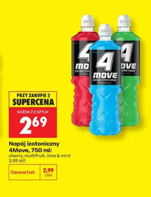 Napój izotoniczny 4Move lime & mint promocja w Biedronka