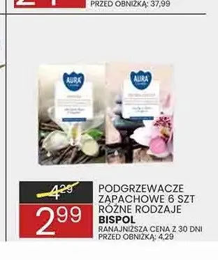 Podgrzewacze zapachowe Bispol promocja w Wafelek