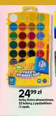 Farby Astra akwarelowe promocja w Empik