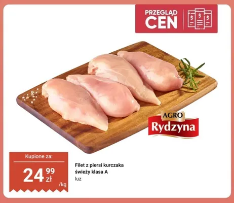 Filet z piersi kurczaka świeży klasa A luz Agro Rydzyna promocja w Dino
