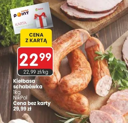 Kiełbasa schałówka promocja w Market Point