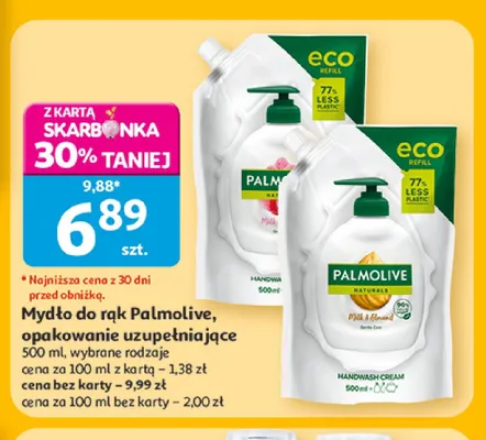 Mydło do rąk Palmolive opakowanie uzupełniające promocja w Auchan