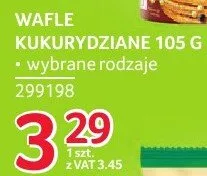 Wafle kukurydziane Kupiec 105 g promocja w Selgros