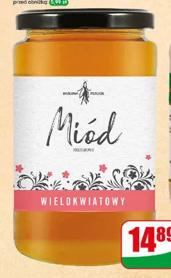 Miód wielokwiatowy nektarowy Królowa Pszczół promocja w Dino