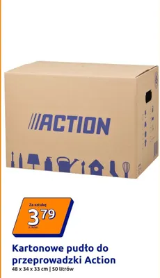 Kartonowe pudło do przeprowadzki promocja w Action