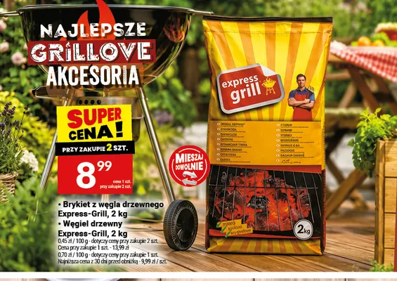 Brykiet z węgla drzewnego Express-Grill promocja w Twój Market