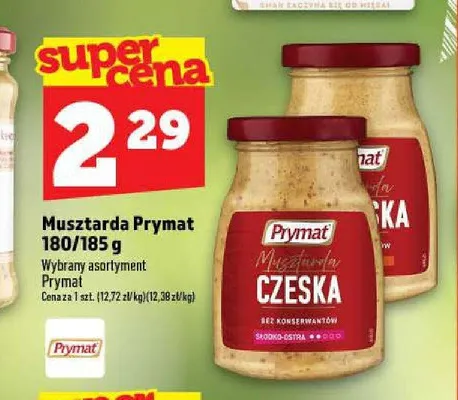 Musztarda Prymat promocja w TOPAZ