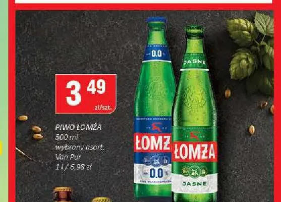 Piwo Łomża promocja w Chorten