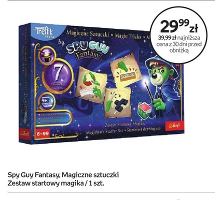 Spy Guy Fantasy Magiczne sztuczki Zestaw startowy magika Trefl promocja w Empik