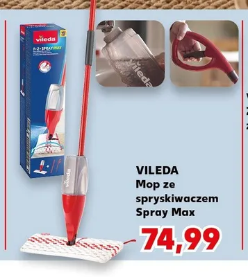 Mop ze spryskiwaczem Vileda Spray Max promocja w Kaufland