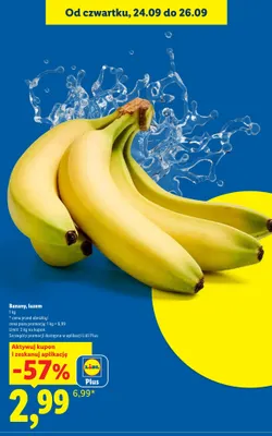 Banany luzem promocja w Lidl