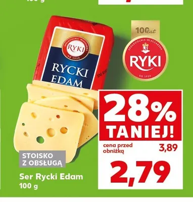 Ser Rycki Edam Ryki promocja w Kaufland