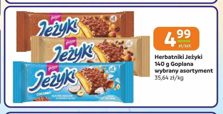 Herbatniki Jeżyki Goplana Classic promocja w Gama