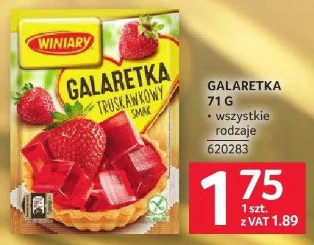 Galaretka Winiary 71 g promocja w Selgros