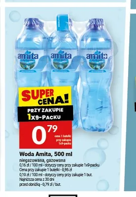 Woda niegazowana Amita promocja w Twój Market