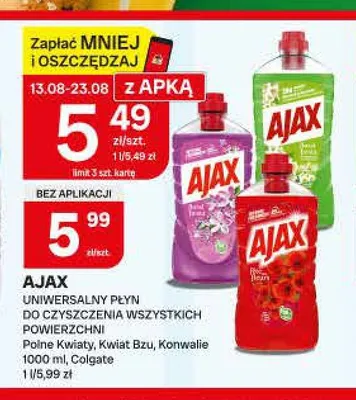 Płyn uniwersalny Ajax Kwiat Bzu promocja w Chorten