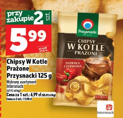 Chipsy W Kotle Prażone Przysnacki promocja w TOPAZ