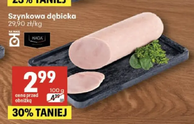 Szynkowa dębicka Haga promocja w Delikatesy Centrum