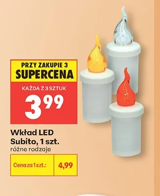 Wkład LED Subito promocja w Biedronka