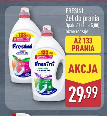 Żel do prania Fresini promocja w Aldi