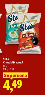 Chrupki Maczugi fromage Star promocja w Lidl