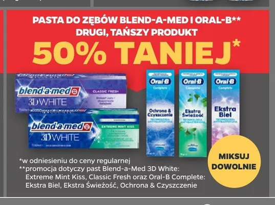 Pasta do zębów Oral-B Complete Ekstra Świeżość promocja w Netto