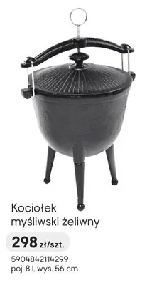 Kociołek żeliwny 8 l promocja w Castorama