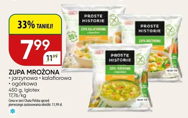 Zupa mrożona jarzynowa promocja w Chata Polska