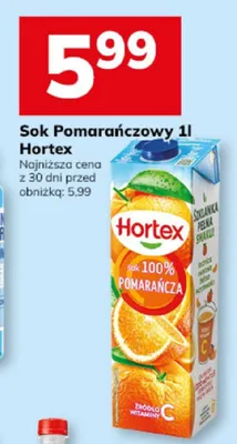 Sok pomarańczowy 1l promocja w Hitpol