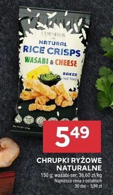 Chrupki ryżowe naturalne wasabi-ser promocja w Stokrotka