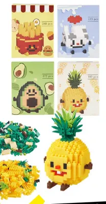 Zestaw klocków konstrukcyjnych różne kolory i wzory promocja w Tedi