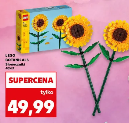 Klocki BOTANICALS Słoneczniki 40524 Lego promocja w Kaufland